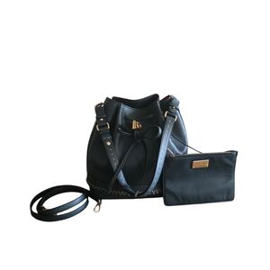 Salvatore Ferragamo Dark Green Shoulder Bag with Pouch